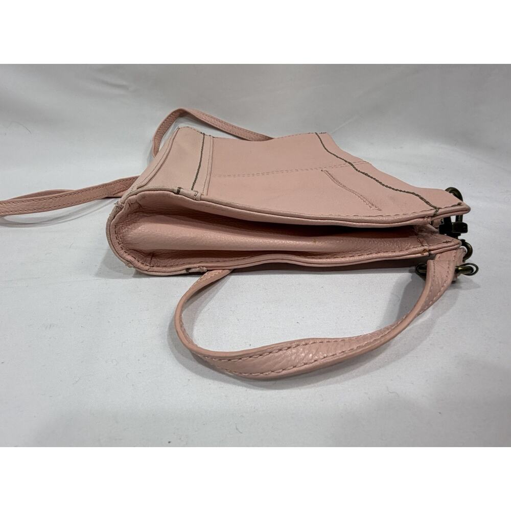 The Sak Iris Demi Crossbody Blush Pink Teal Liner - Picture 4 of 6